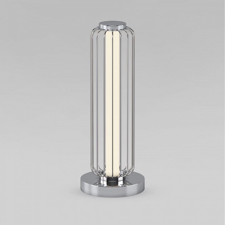 Фото Настольная лампа декоративная Eurosvet  308054 LED хром EV_a071557 - интернет-магазин МегаТерем в Москве