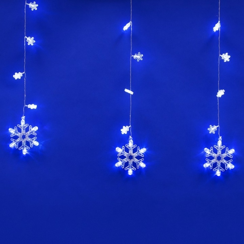 Фото Занавес световой Uniel Снегопад 11129 UL_11129 - интернет-магазин МегаТерем в Москве