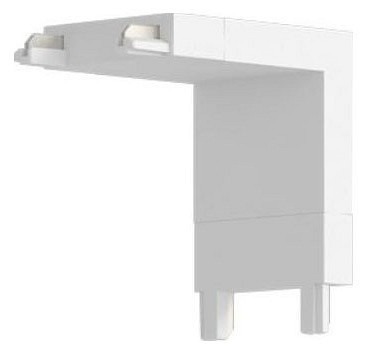 Фото Соединитель угловой внутренний для треков накладных Aployt Magnetic track 48 APL.0181.10.07 AP_APL.0181.10.07 - интернет-магазин МегаТерем в Москве