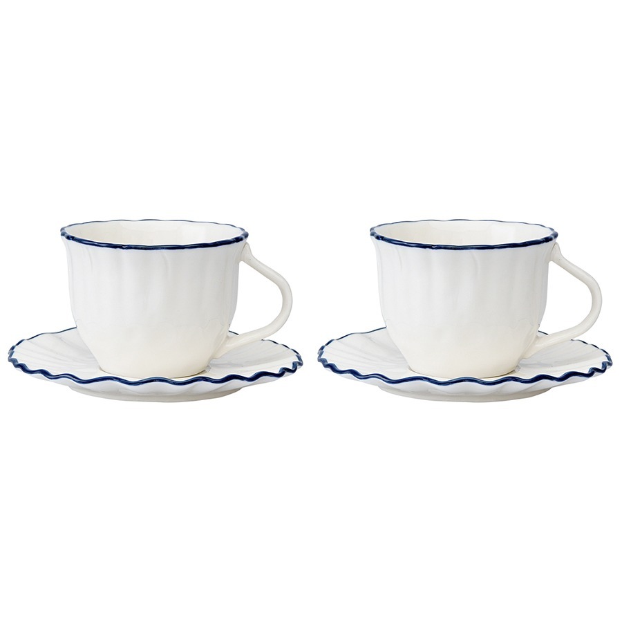 Фото Набор чайных пар santorini, 220 мл, 2 шт. (76165) - интернет-магазин МегаТерем в Москве