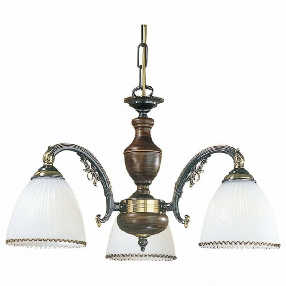 Фото Подвесная люстра Reccagni Angelo 3800 L 3800/3 RA_L_3800_3 - интернет-магазин МегаТерем в Москве