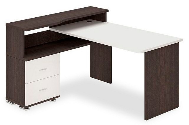 Фото Стол письменный Домино СР-620/140 C MER_SR-620-140-C-VBEBE-LEV - интернет-магазин МегаТерем в Москве