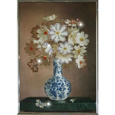 Картина Недотрога с кристаллами Swarovski (1348)