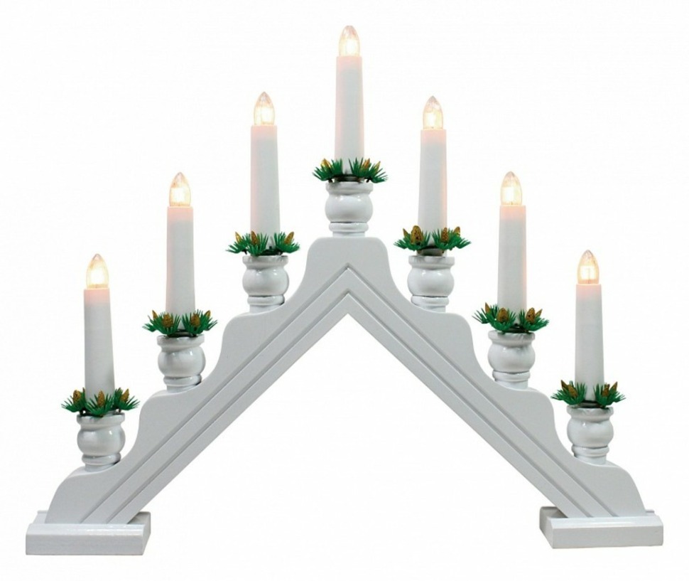 Фото Свеча декоративная Uniel Новогодняя горка UL-00007389 UL_UL-00007389 - интернет-магазин МегаТерем в Москве