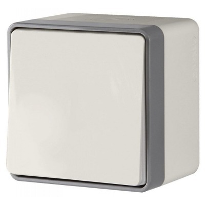 Выключатель одноклавишный влагозащищенный Werkel Gallant (слоновая кость) W5010203 WRK_a051564