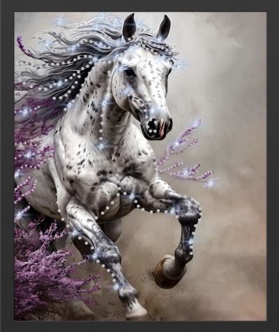 Картина Танец жемчужного ветра с кристаллами Swarovski (2431) Фото Картина Танец жемчужного ветра с кристаллами Swarovski (2431) - интернет-магазин МегаТерем в Москве