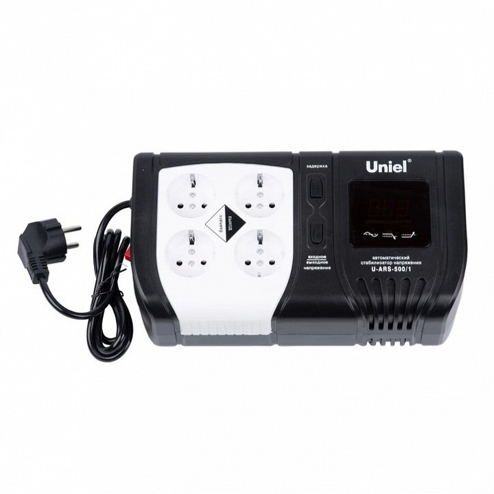 Фото Стабилизатор напряжения Uniel  09621 UL_09621 - интернет-магазин МегаТерем в Москве