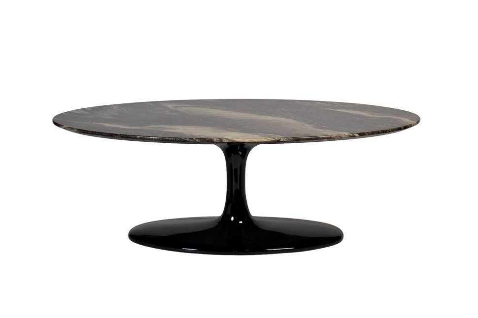 Фото Стол журнальный овальный Cippolo 120*60*43см (TT-00008704) - интернет-магазин МегаТерем в Москве