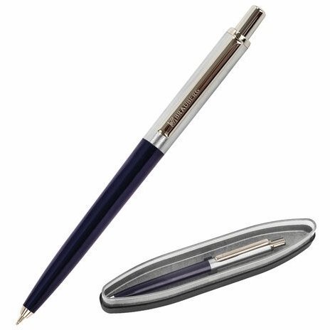 Фото Ручка подарочная шариковая Brauberg Soprano 0,5 мм синяя 143484 (3) (86888) - интернет-магазин МегаТерем в Москве