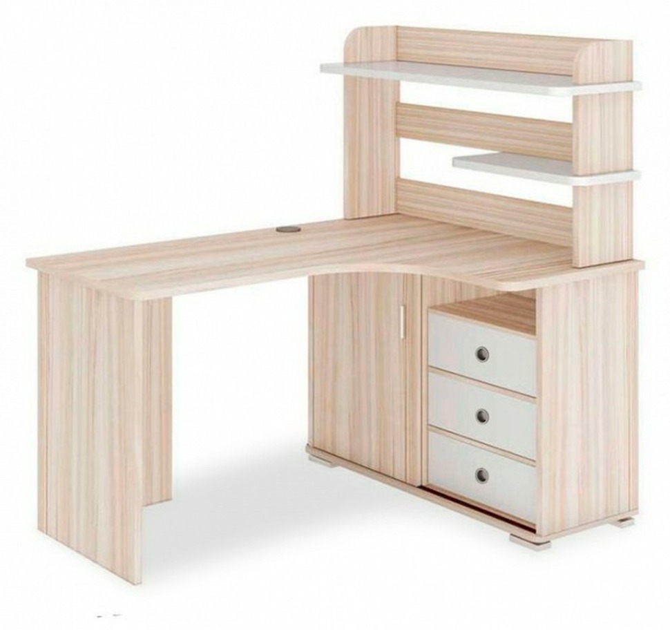 Фото Стол компьютерный Домино СР-145 MER_SR-145-KBEK-PRAV-NOVYJ - интернет-магазин МегаТерем в Москве