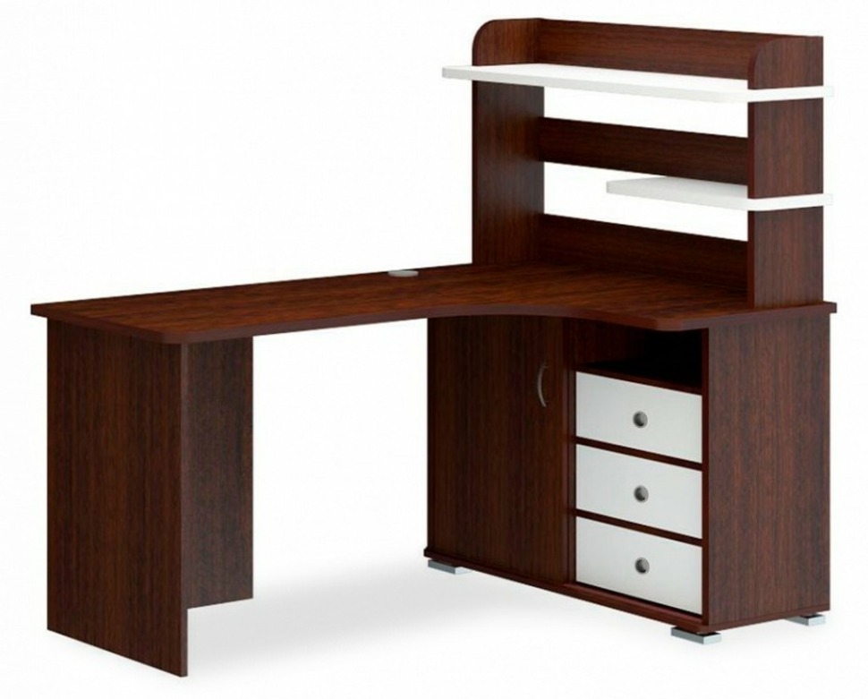 Фото Стол компьютерный Домино СР-165 MER_SR-165-VBEV-PRAV-NOVYJ - интернет-магазин МегаТерем в Москве