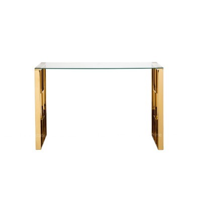 Консоль прозр.стекло/золото...