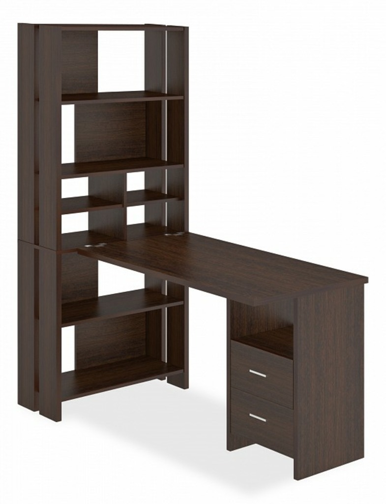 Фото Стол компьютерный Домино Лайт СТЛ-ОВХ+С120Прям MER_STL-OVH-S120Pryam_V - интернет-магазин МегаТерем в Москве