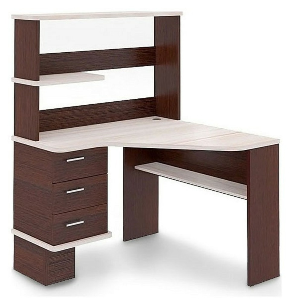 Фото Стол компьютерный Домино СД-45 MER_SD-45_VK-LEV - интернет-магазин МегаТерем в Москве