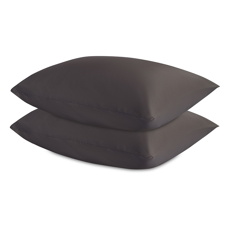 Фото Набор наволочек из премиального сатина темно-серого цвета из коллекции essential, 50х70 см (78472) - интернет-магазин МегаТерем в Москве