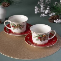 Чайный набор lefard "celebration" на 2 пер. 4 пр. 250 мл (760-817-1) 