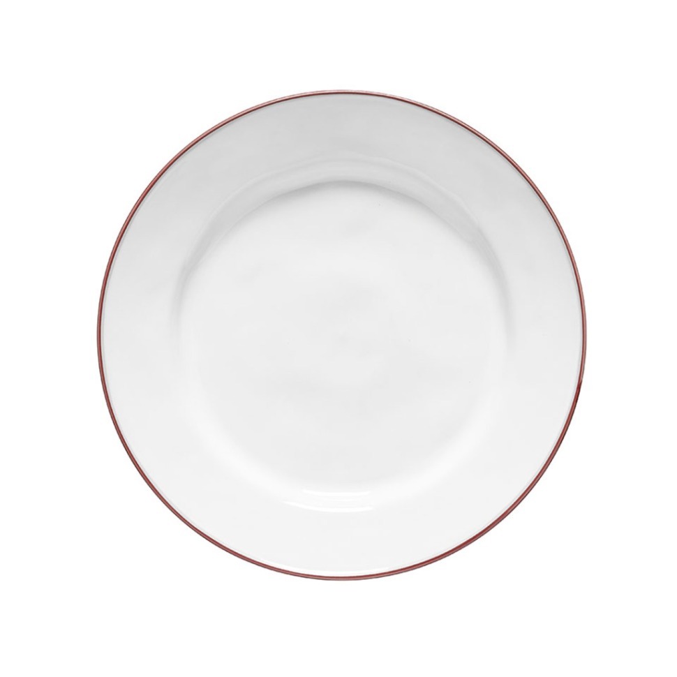 Фото Тарелка ATP281-RED(ATP281-00721A), 28,2 см, керамика, White, red, Costa Nova - интернет-магазин МегаТерем в Москве