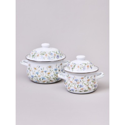 Набор кастрюль agness  эмал...