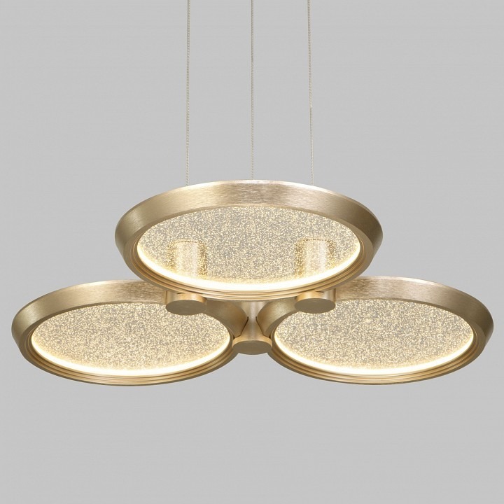 Фото Подвесная люстра Eurosvet Crespella 90034/3 золото EV_a069293 - интернет-магазин МегаТерем в Москве