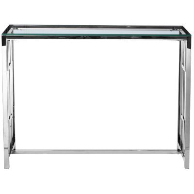 Консоль прозр.стекло/хром 1...