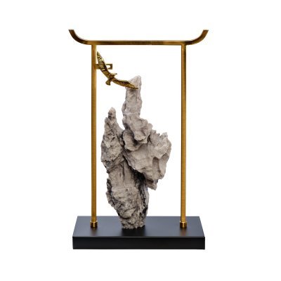 Декор настольный "Птица над скалой" 27*12*43см (TT-00007452)