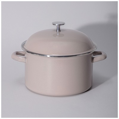 Кастрюля agness эмалированн...