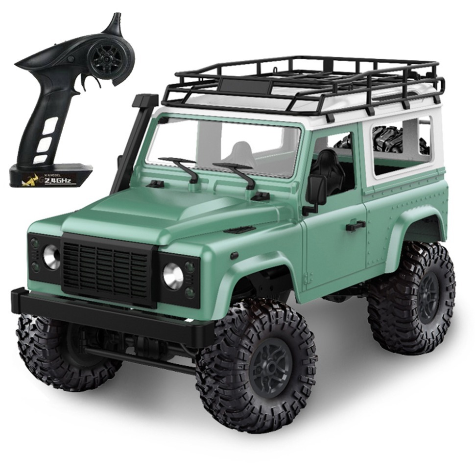 Фото Радиоуправляемый внедорожник Land Rover Defender 4WD 1:12 (MN-90-GREEN) - интернет-магазин МегаТерем в Москве