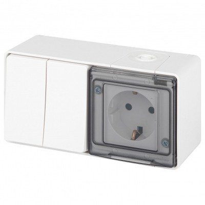 Блок с розеткой и выключате...