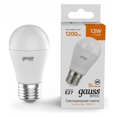 Лампа светодиодная Gauss Ba...