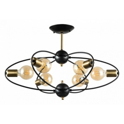 Люстра на штанге Arte Lamp Glasgow A1963PL-6BK AR_A1963PL-6BK