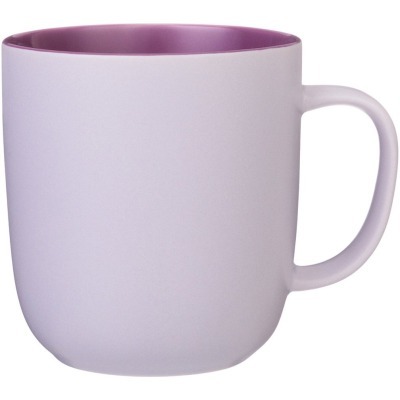 Кружка bronco "velour" 400 мл лиловая (407-144) 