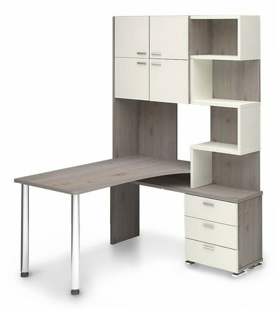 Фото Стол компьютерный Домино нельсон СР-500М140 MER_SR-500M_140_NBEN-PRAV - интернет-магазин МегаТерем в Москве