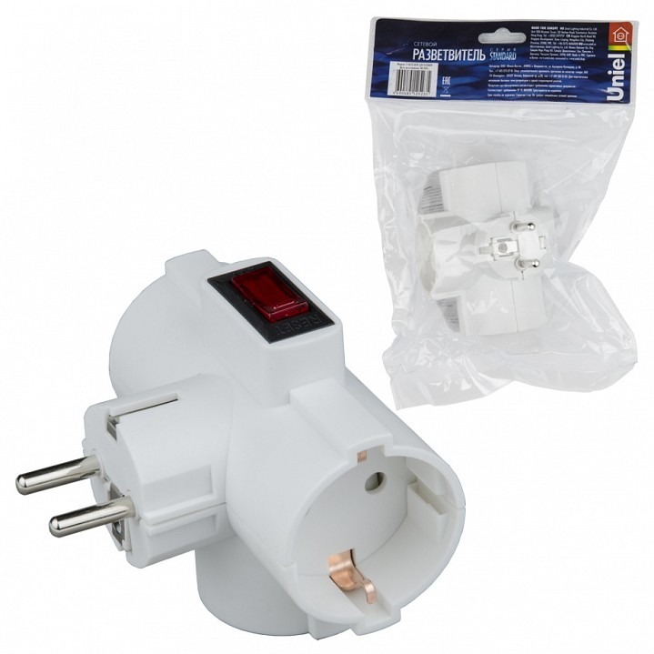 Фото Разветвитель Uniel  UL-00005800 UL_UL-00005800 - интернет-магазин МегаТерем в Москве