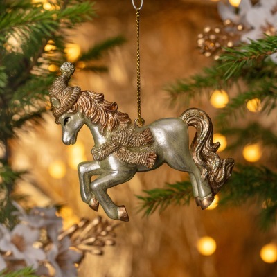 Елочное украшение лошадка 8...