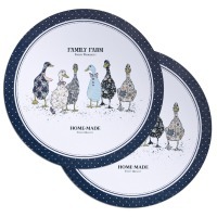 Набор подстановочных салфеток "family farm" из 2 шт., диаметр=38 см Lefard (771-140)
