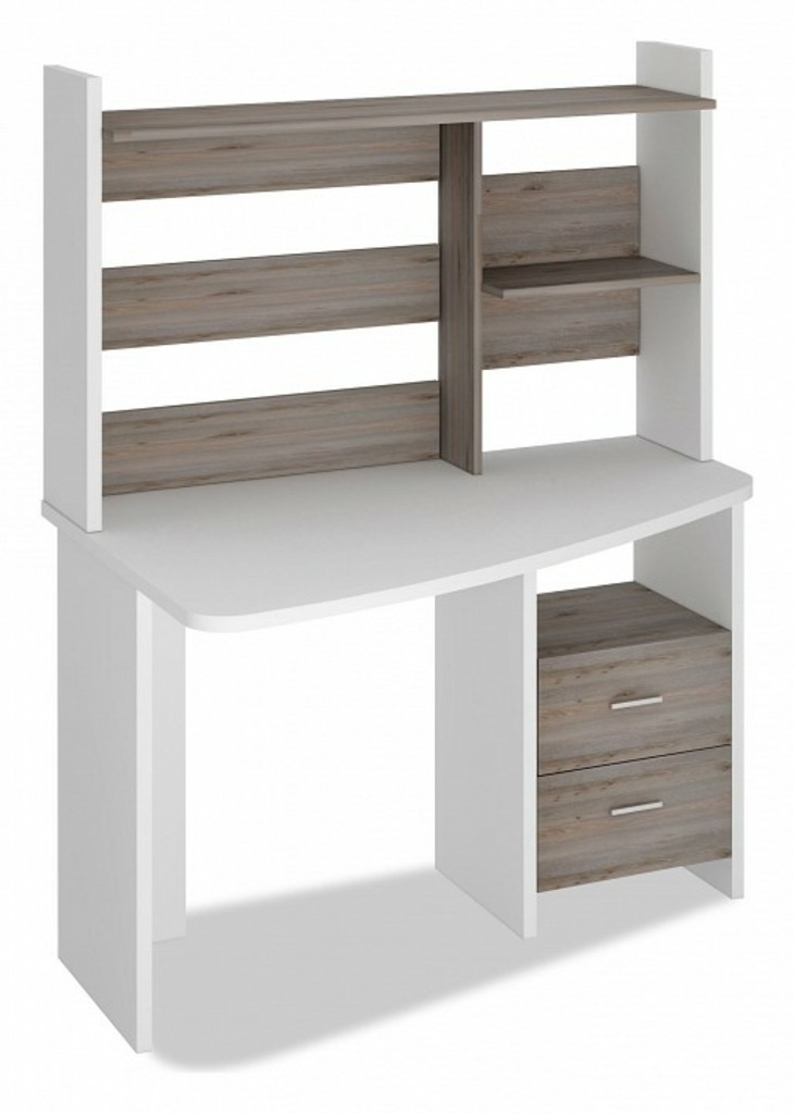 Фото Стол компьютерный Домино Лайт СКЛ-Крл 120+НКЛ-120 MER_SKL-Krl120_NKL-120_BEN_LEV - интернет-магазин МегаТерем в Москве