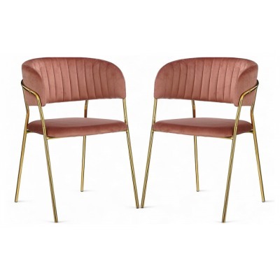 Набор из 2 стульев Whispered Fusion HSBI_DC72_dustyrose_2