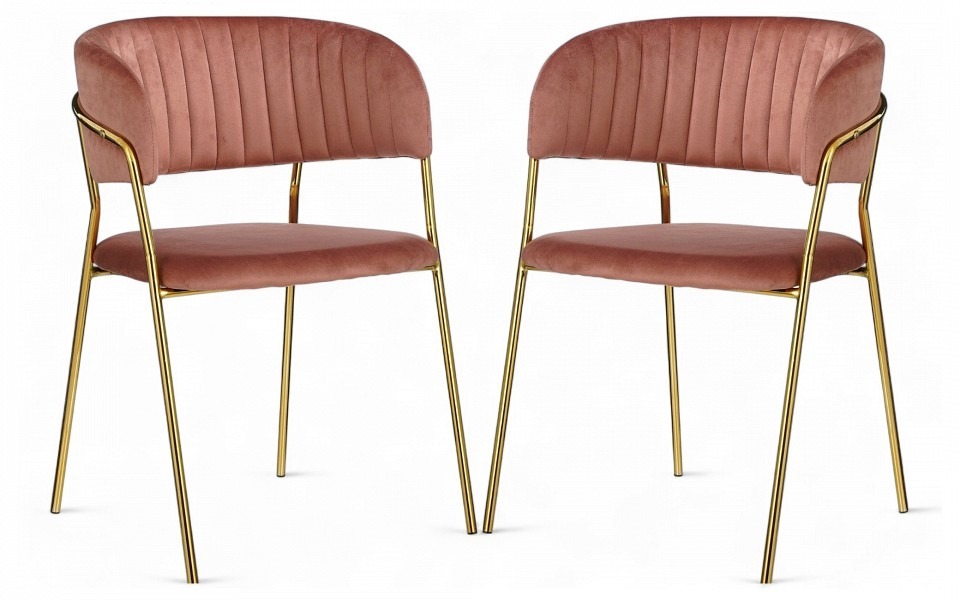 Фото Набор из 2 стульев Whispered Fusion HSBI_DC72_dustyrose_2 - интернет-магазин МегаТерем в Москве