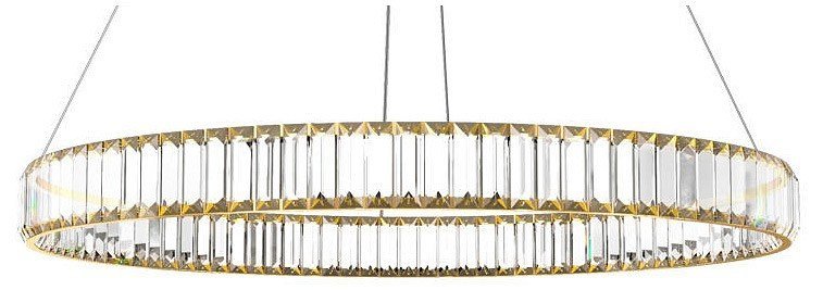 Фото Подвесной светильник Loft it Crystal Ring 10135/800 Gold LF_10135_800_Gold - интернет-магазин МегаТерем в Москве