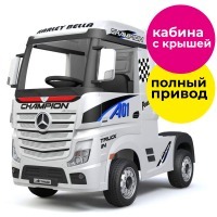 Детский электромобиль фура Mercedes-Benz Actros 4WD 12V (HL358-LUX-WHITE)