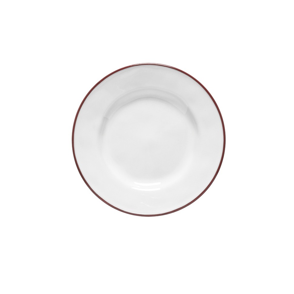 Фото Тарелка ATP151-RED(ATP151-00721A), 14,8 см, керамика, White, red, Costa Nova - интернет-магазин МегаТерем в Москве