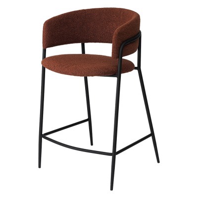 Стул полубарный helning, букле, терракота (77301)