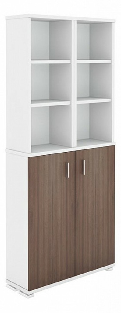 Фото Стеллаж комбинированный Домино Лайт ПУ-30-4 MER_PU-30-4_BESH - интернет-магазин МегаТерем в Москве