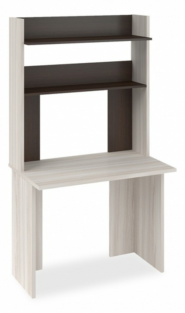 Фото Стол компьютерный Домино Lite СКЛ-Прям100(без тумбы)+НКЛХ-100 MER_SKL-Pryam100bez-tumby-NKLH-100-KV - интернет-магазин МегаТерем в Москве