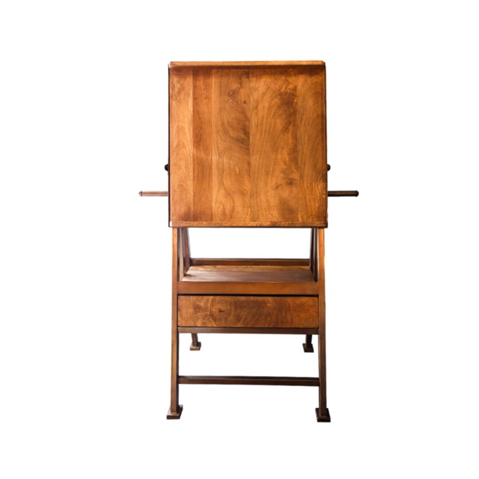 Фото Стол Драфтинг A024, дерево ценных пород, natural, ROOMERS FURNITURE - интернет-магазин МегаТерем в Москве