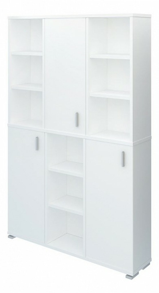 Фото Шкаф книжный Домино ПУ-40-3 MER_PU-40-3_BE - интернет-магазин МегаТерем в Москве