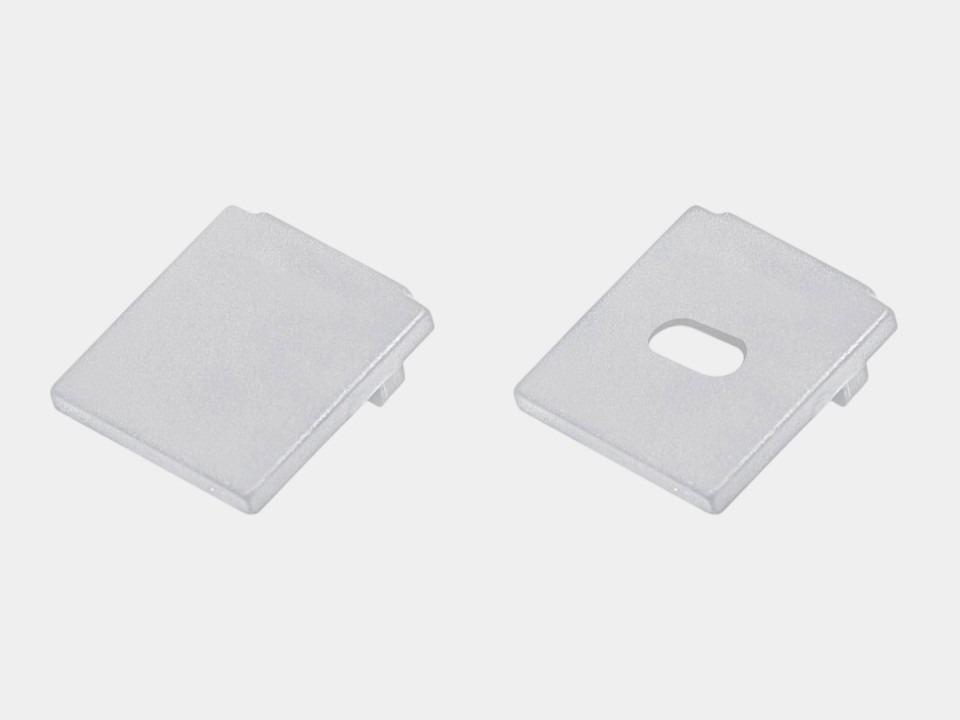 Фото Набор заглушек для профиля Lumker  LS-12-WH-ECS LMK_00-00040764 - интернет-магазин МегаТерем в Москве