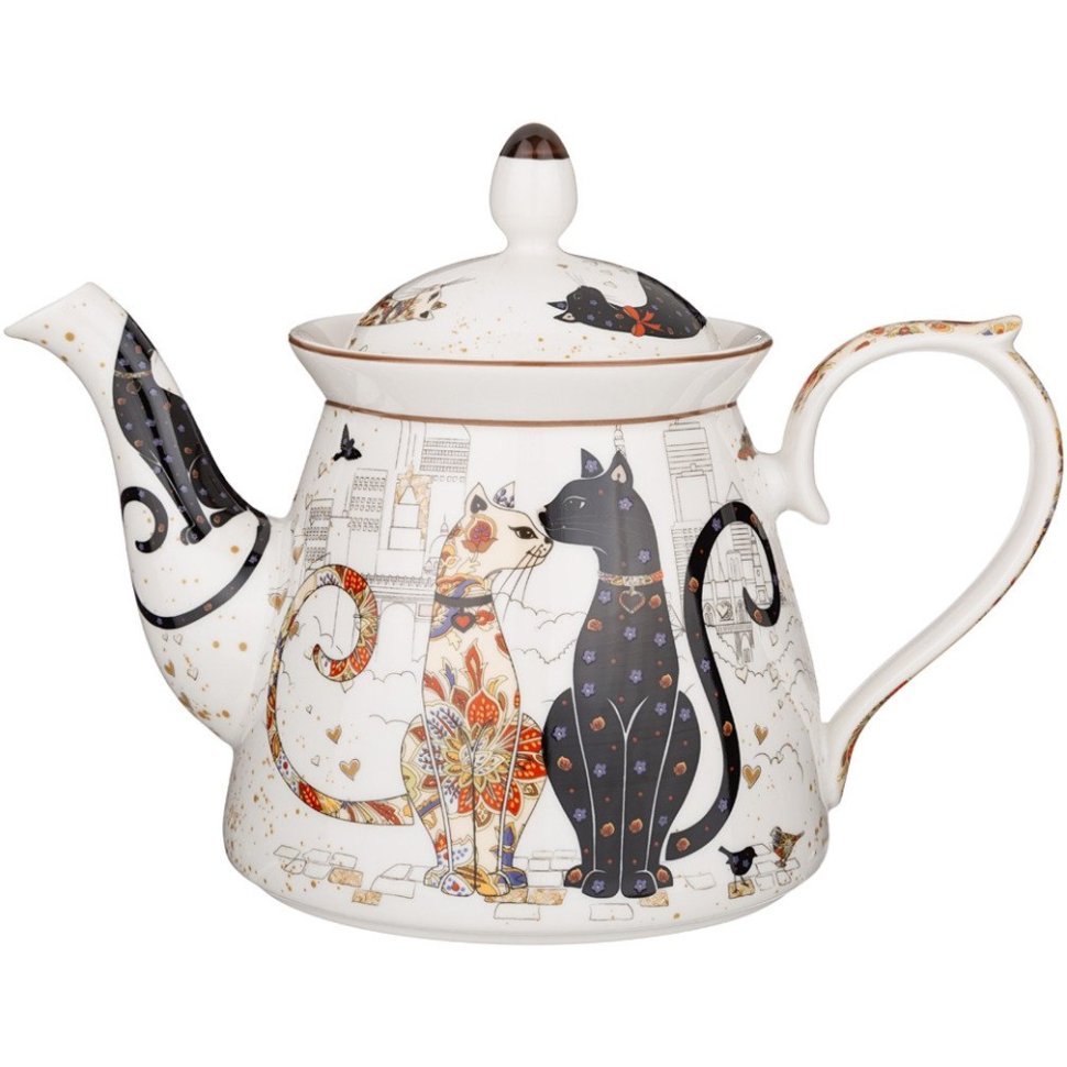Фото Чайник lefard парижские коты 1000 мл (104-856)  - интернет-магазин МегаТерем в Москве