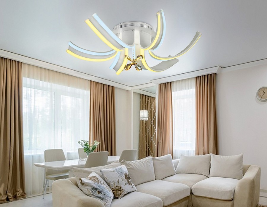 Фото Потолочная люстра Ambrella Light FL FL146 AMBR_FL146 - интернет-магазин МегаТерем в Москве