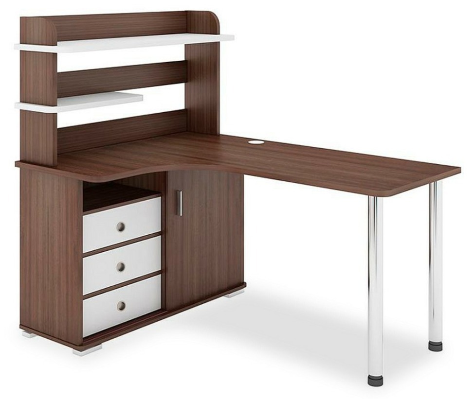 Фото Стол компьютерный СР-145М MER_SR-145M_SHBESH-LEV - интернет-магазин МегаТерем в Москве